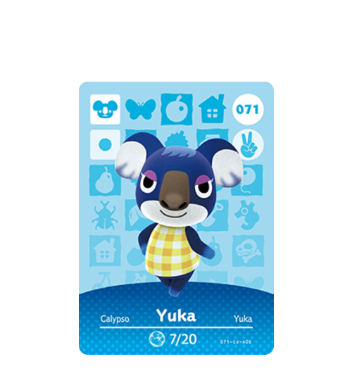animal crossing yuka amiibo