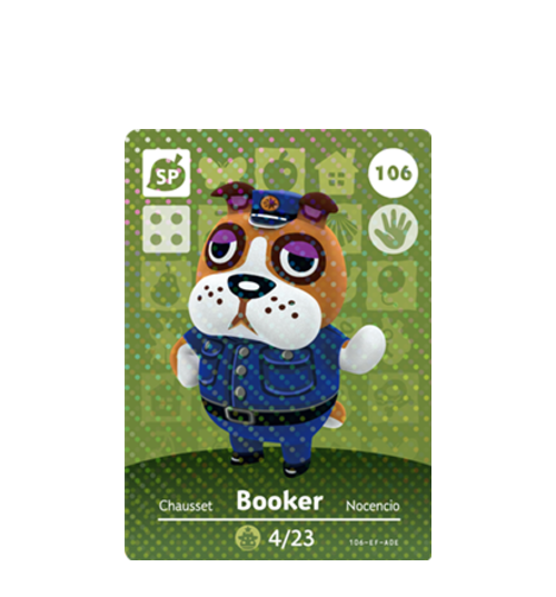 Porter # 109 Animal Crossing Amiibo Card Series 2 MINT NEVER