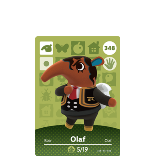 animal crossing olaf amiibo
